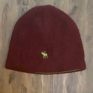 Abercrombie & Fitch Purple&Green Reversible Beanie